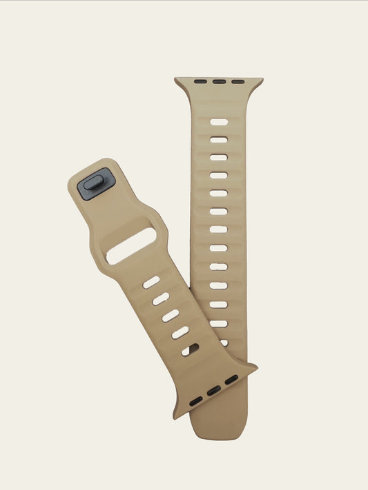 Brown Silicon Strap