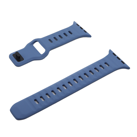 Navy Blue Silicon Strap
